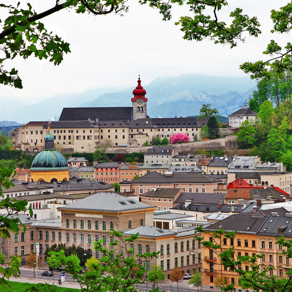 Город Зальцбург в Австрии