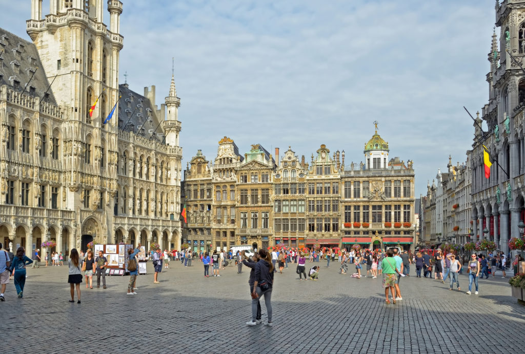 Площадь Гранд-Плас в Бельгии